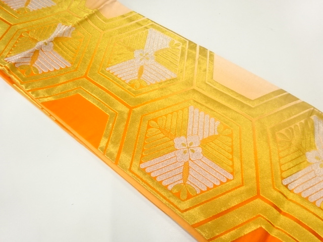 JAPANESE FUKURO OBI / WOVEN YOUNG PINE